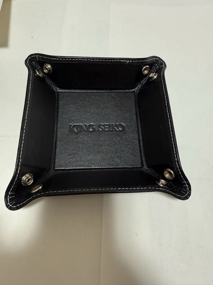 キングセイコー KING SEIKO レザー トレー トレイ 小物入れ 時計置き ノベルティ 非売品 未使用拍卖