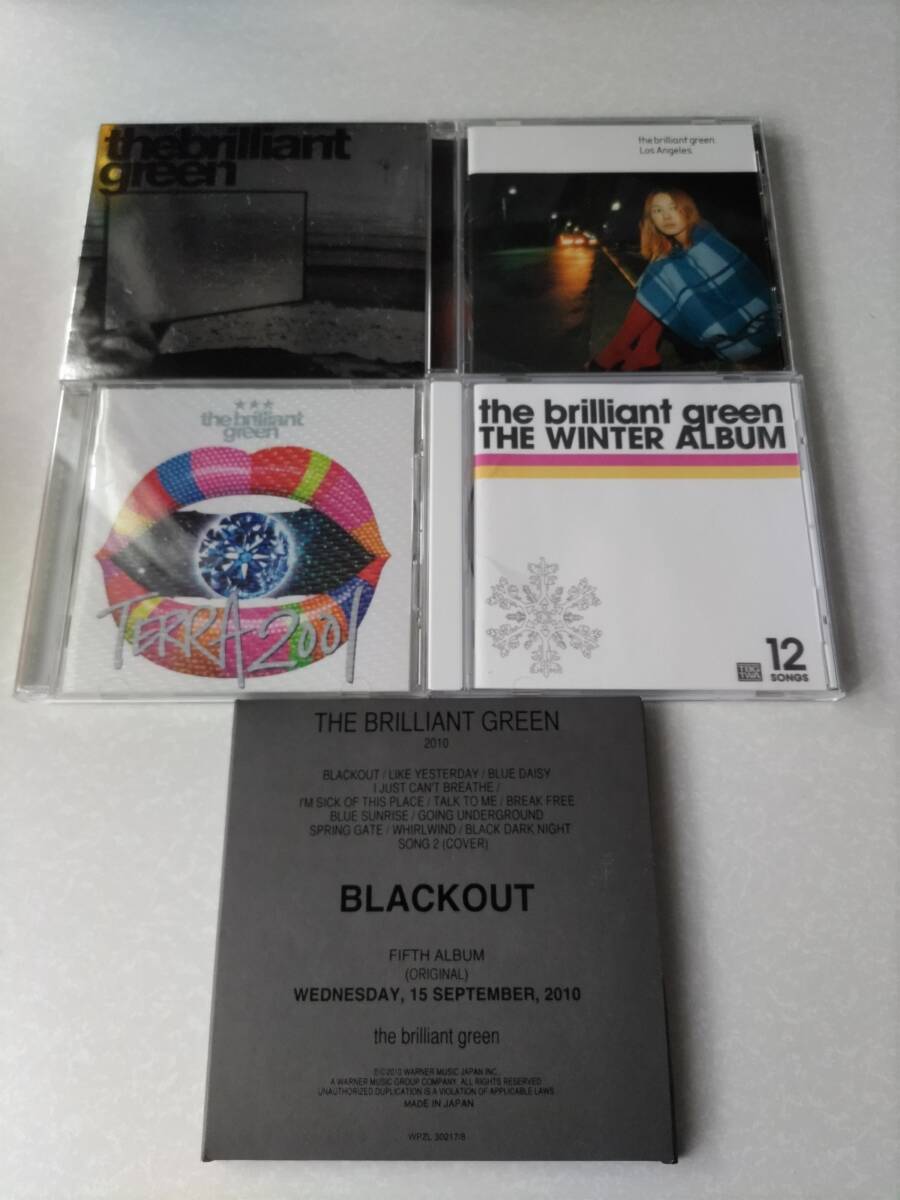 the brilliant green アルバム5枚 the brilliant green TERRA2001 Los Angeles. THE WINTER ALBUM BLACKOUT拍卖