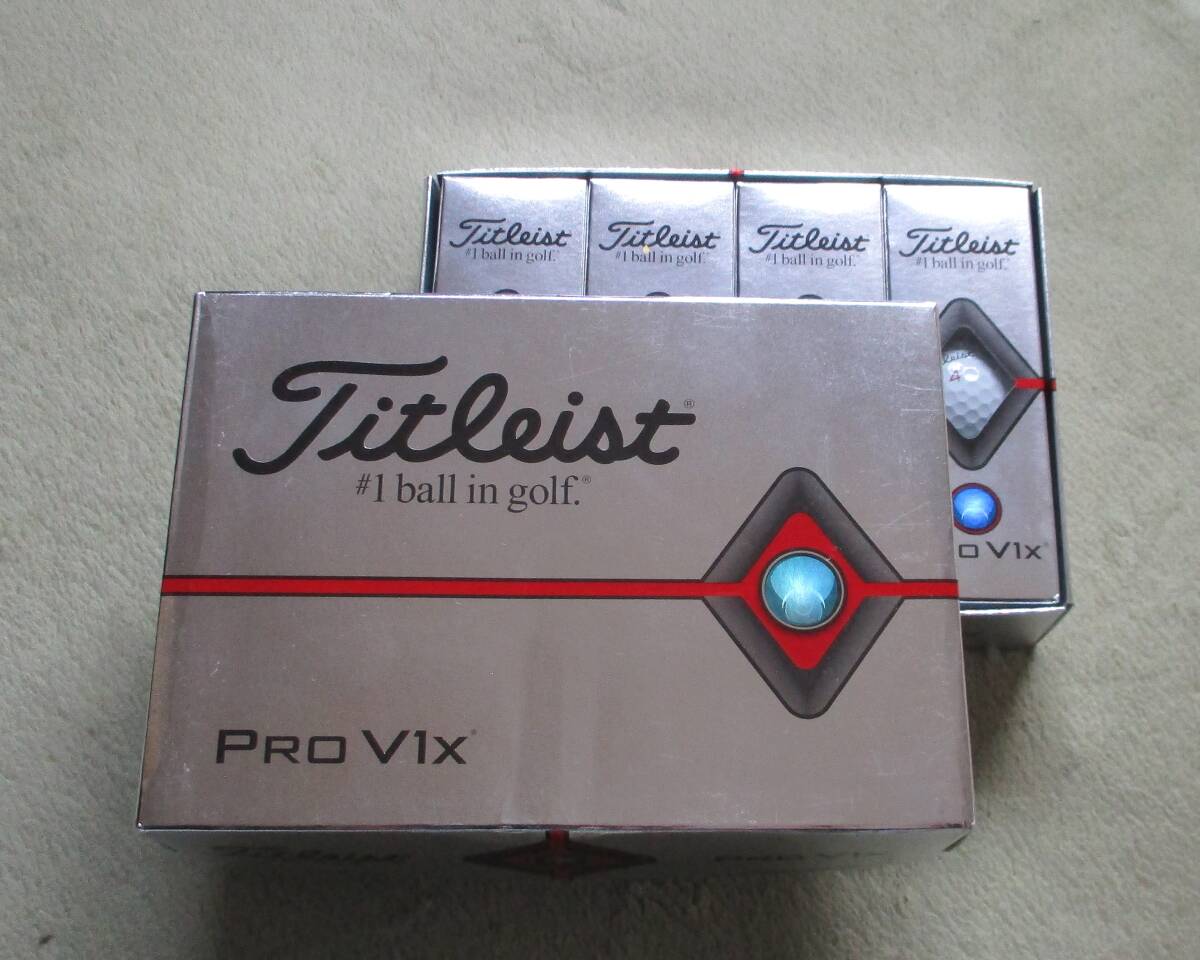 《未使用》 タイトリスト【PRO V1X】×1ダース (ダース・スリーブ箱に傷みあり)拍卖