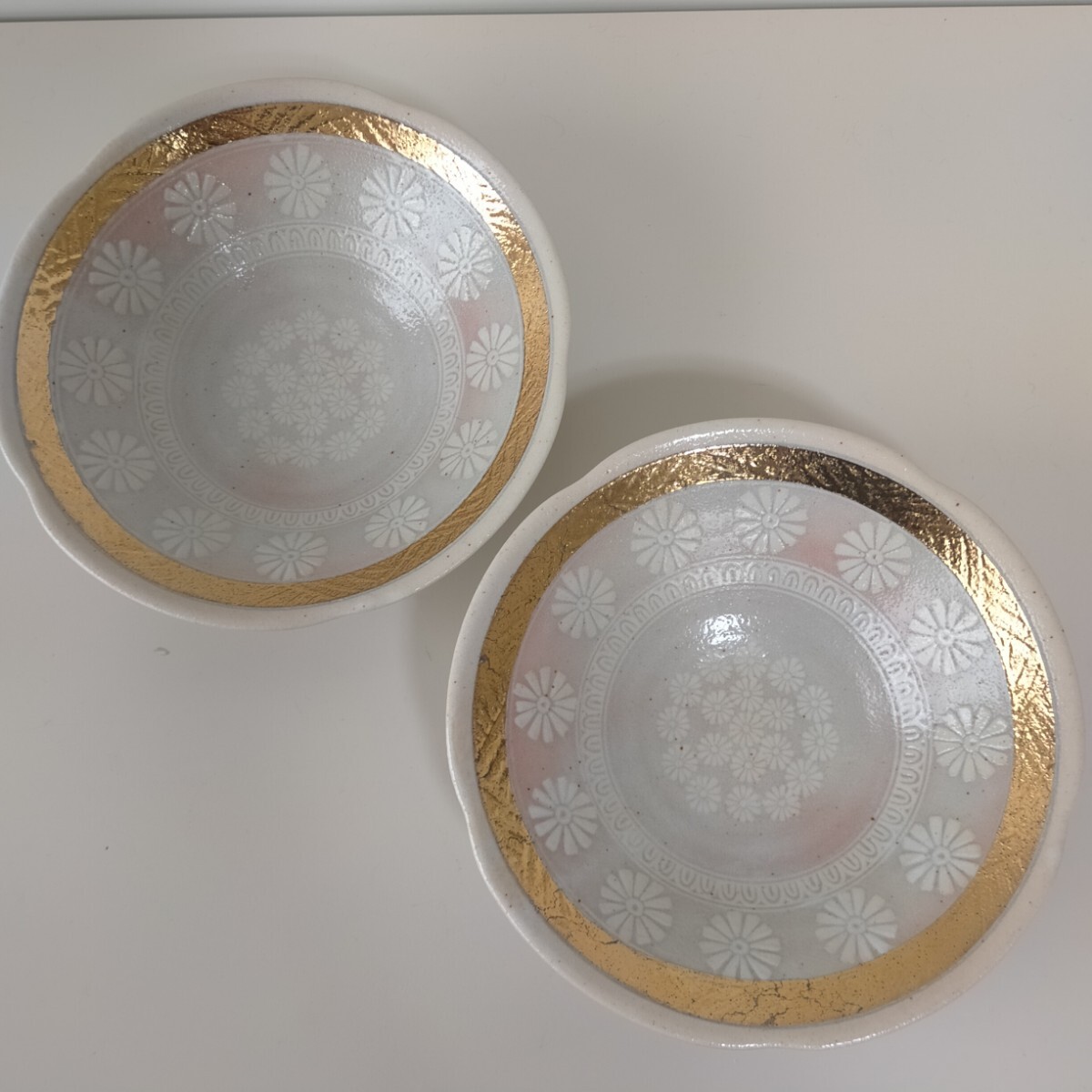 未使用保管品  聖  金彩たっぷり中鉢  2個セット   華やかな逸品   拍卖