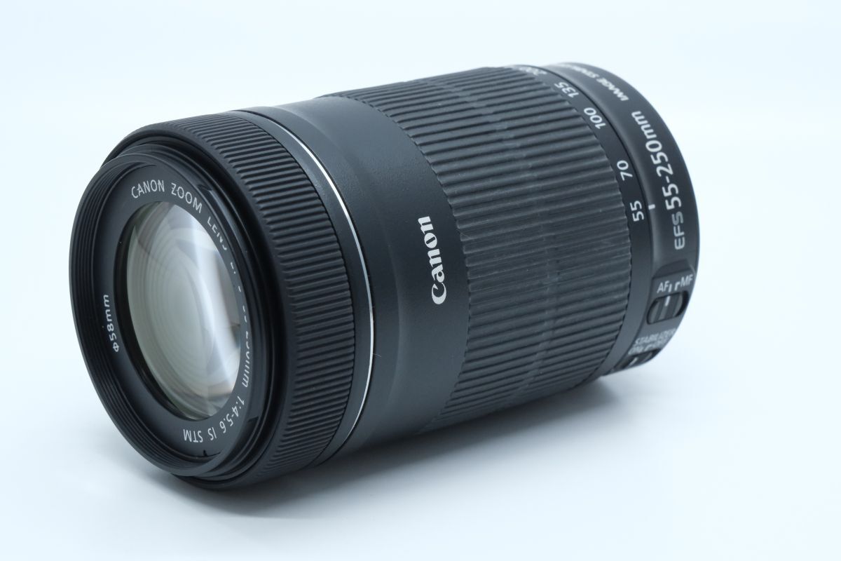 CANON キャノン EF-S 55-250mm F4-5.6 IS STM 3021212102 ★動作OK★ #i8028拍卖