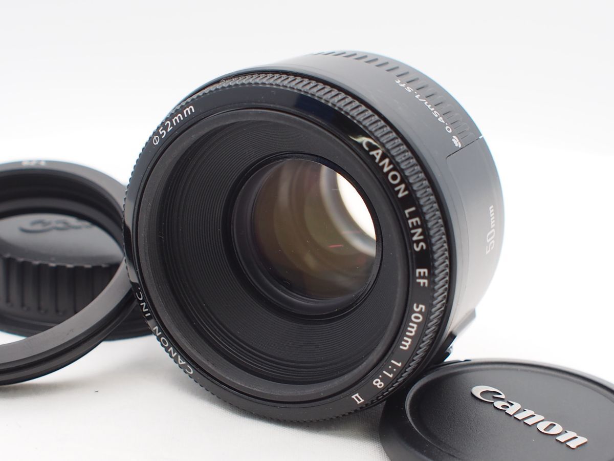 ★極上美品★ CANON キャノン EF 50mm f1.8 II ★動作OK★ @h535拍卖