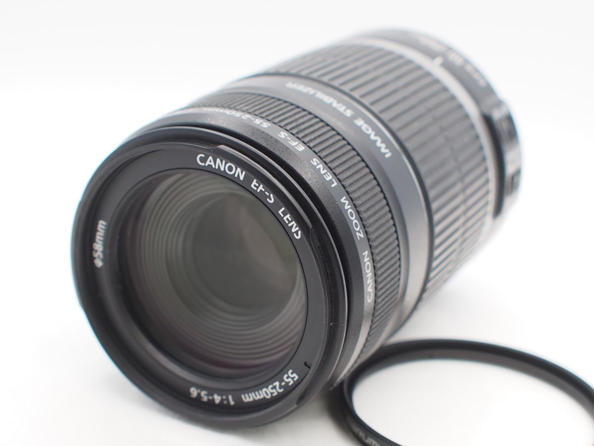 ★実用美品★ CANON キャノン EF-S 55-250mm F4-5.6 IS 65920808 ★動作OK★ @h533拍卖