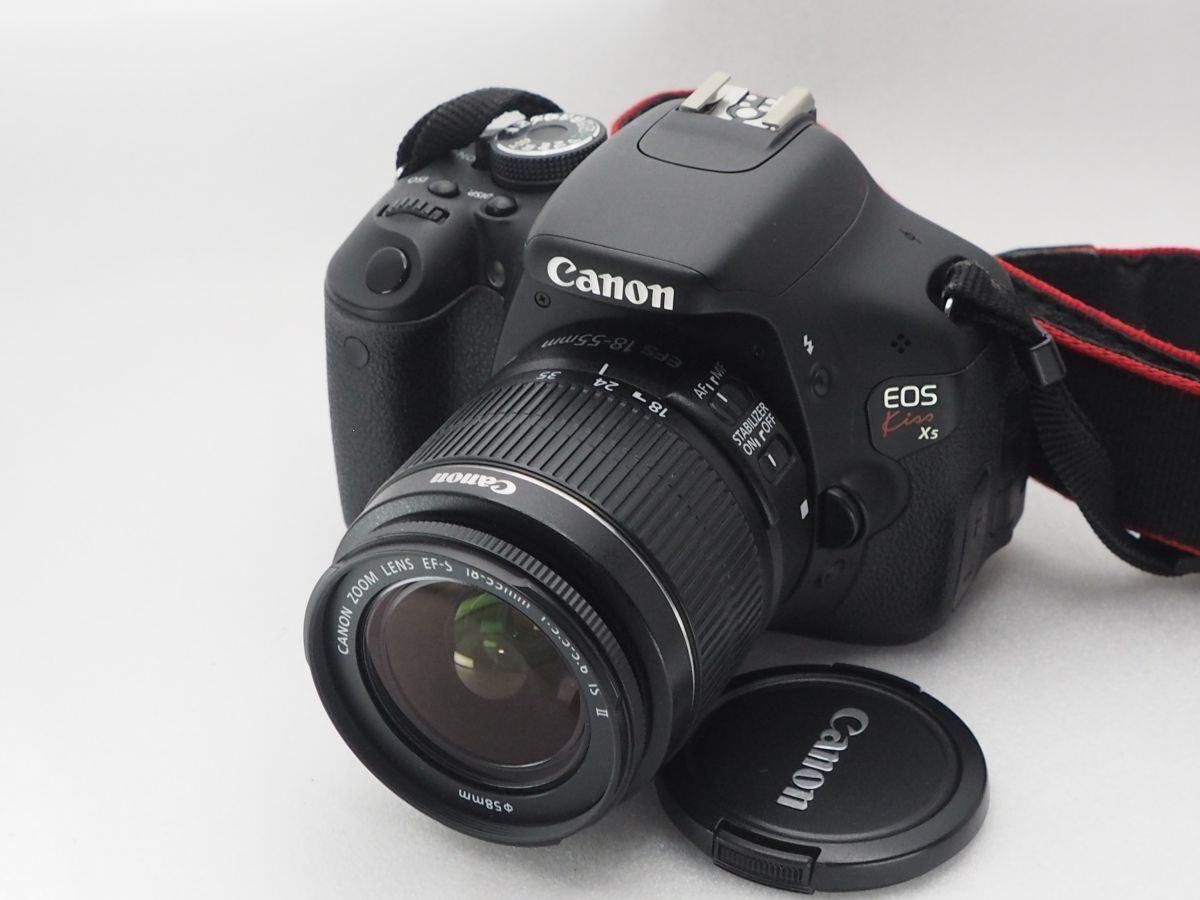 ★実用美品★ CANON キャノン EOS KISS X5 + EF-S 18-55mm F3.5-5.6 IS II ★動作OK★ @8446拍卖