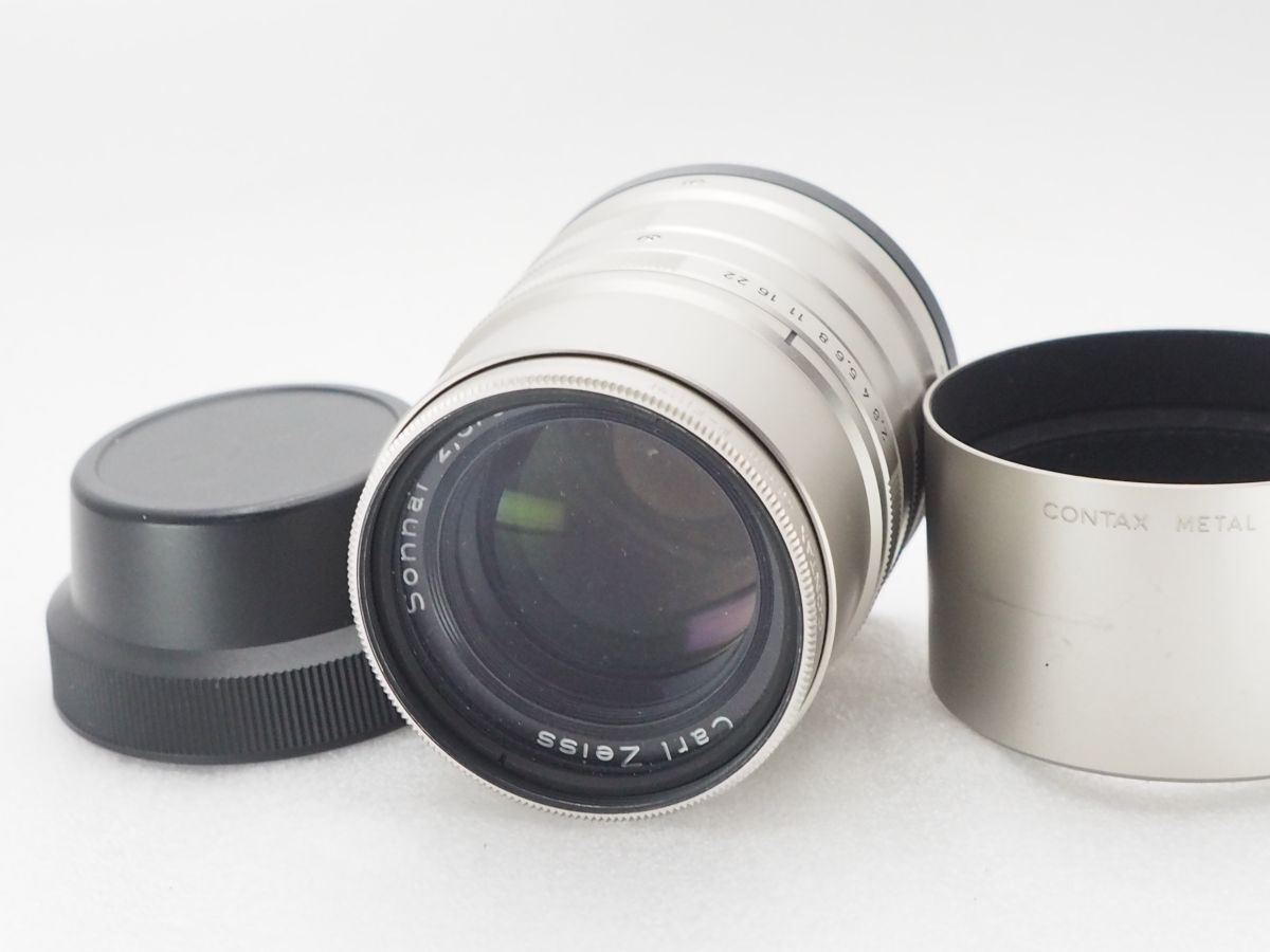 ★実用美品★ CONTAX コンタックス Carl Zeiss Sonnar 90mm F2.8 T* ★動作OK★ @8431拍卖