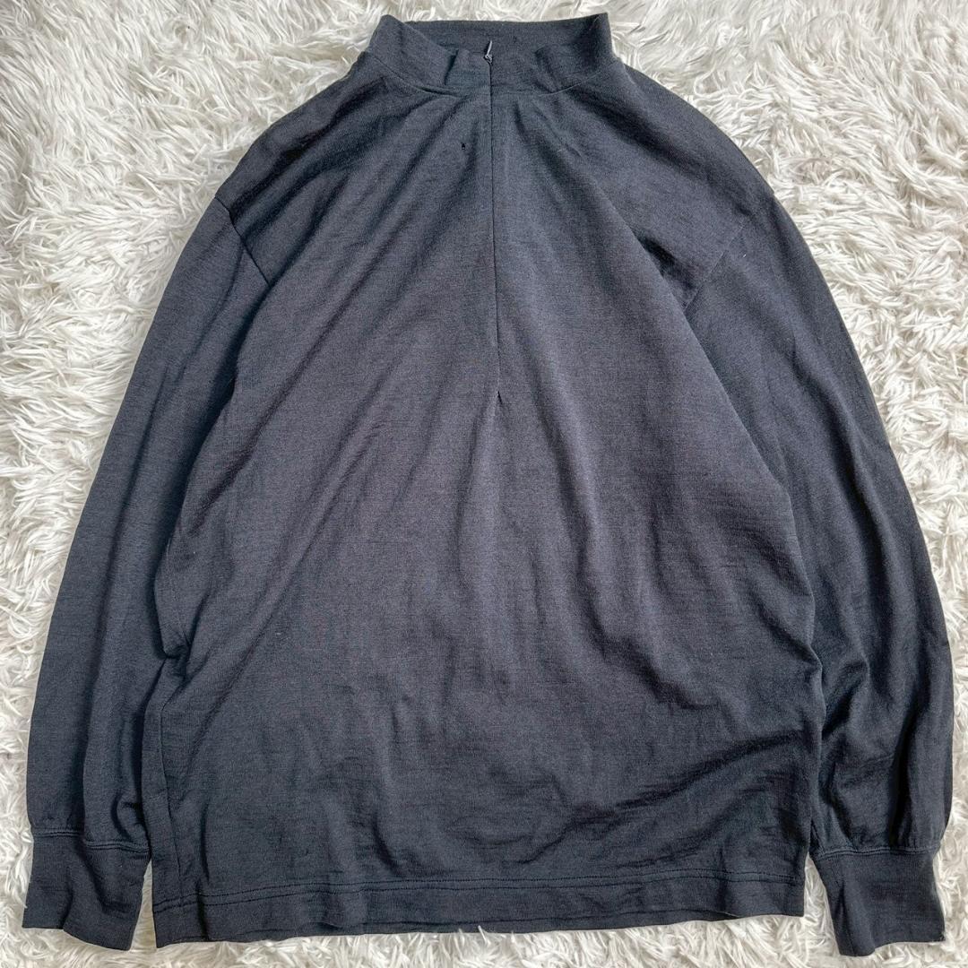 【90sアーカイブ!!】COMME des GARCONS HOMME PLUS コムデギャルソンオムプリュス AD1993 ハーフジップ 薄手ニット ヴィンテージ拍卖