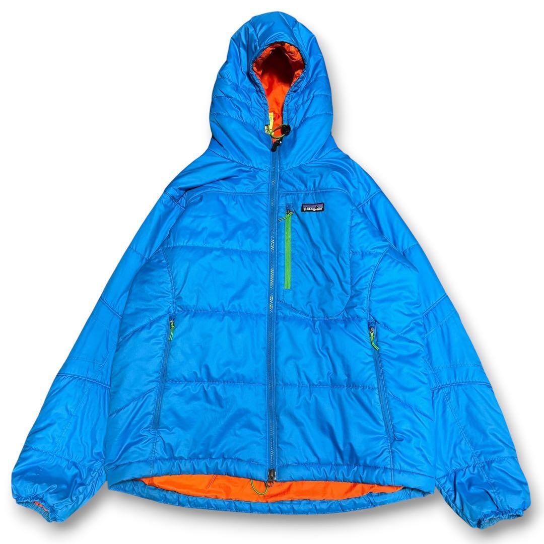【2012年製!!限定!!】patagonia パタゴニア ダスパーカー DAS ダウンジャケット プリマロフト メンズ ブルー×オレンジ 状態良好拍卖