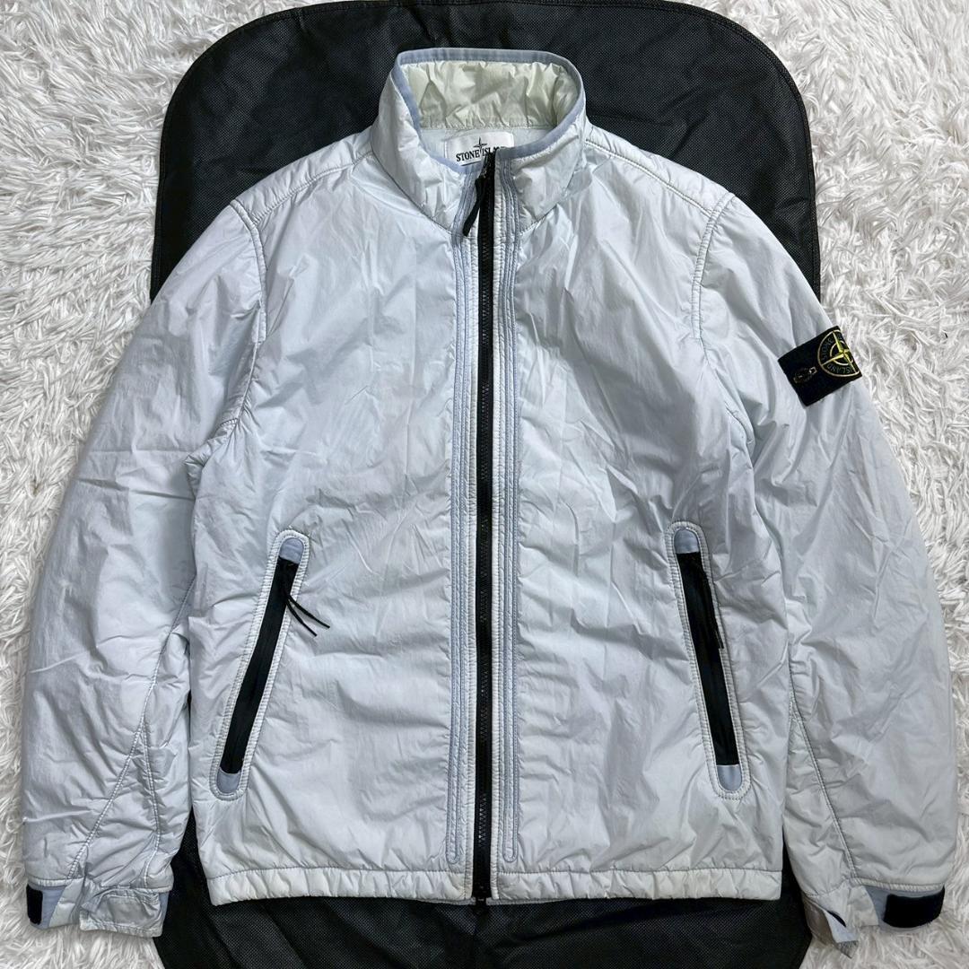 【定番型!!汎用性◎】STONE ISLAND ストーンアイランド 18AW ガーメントダイ CRINKLE REPS JKT ボンバー型ブルゾン ジャケット ワッペン拍卖