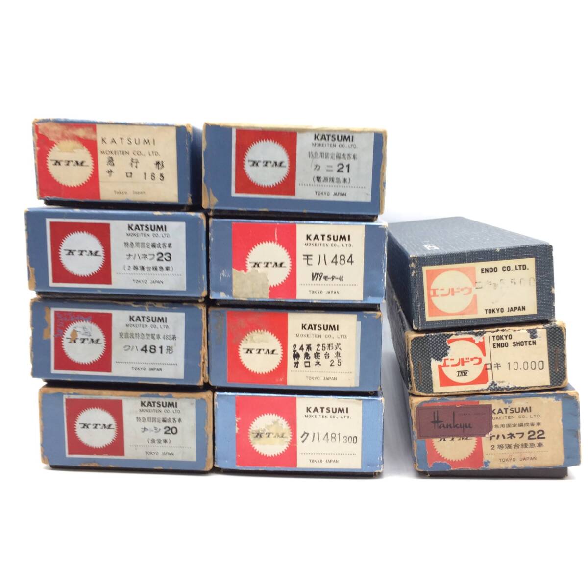 カツミ KTM エンドウ 鉄道模型 空箱8箱+中身あり未検品3箱 計11箱 AY001拍卖
