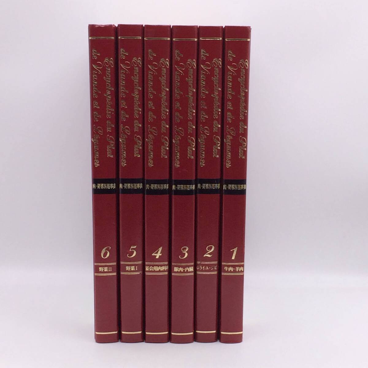 肉・野菜料理事典 全6冊揃 Encyclopedie du Plat de Viande et de Legumes アズ出版 1993年 初版 フランス料理 AY251007拍卖