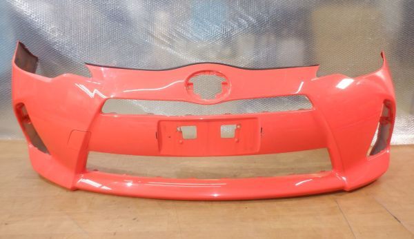 ATM5Xc08★NHP10★アクア★前期★★純正フロントバンパー★★52119-52620★シトラスオレンジ★バンパーフェイス★拍卖