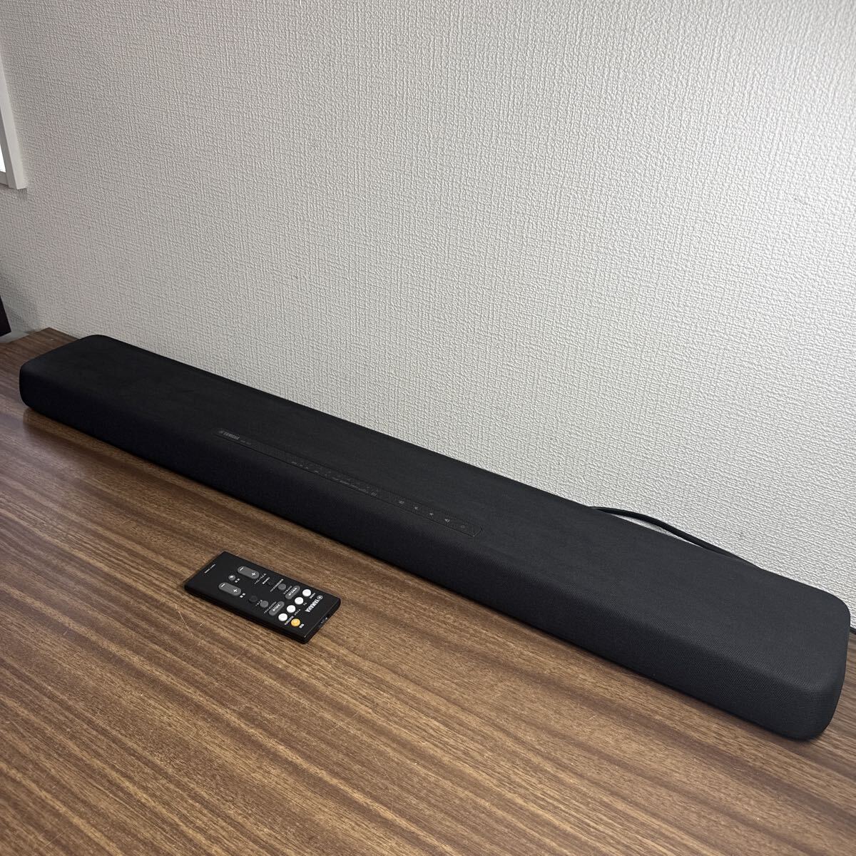 OYN211 YAMAHA ヤマハ サウンドバー フロントサラウンドシステム ブラック YAS-107 リモコン付 動作確認済み拍卖