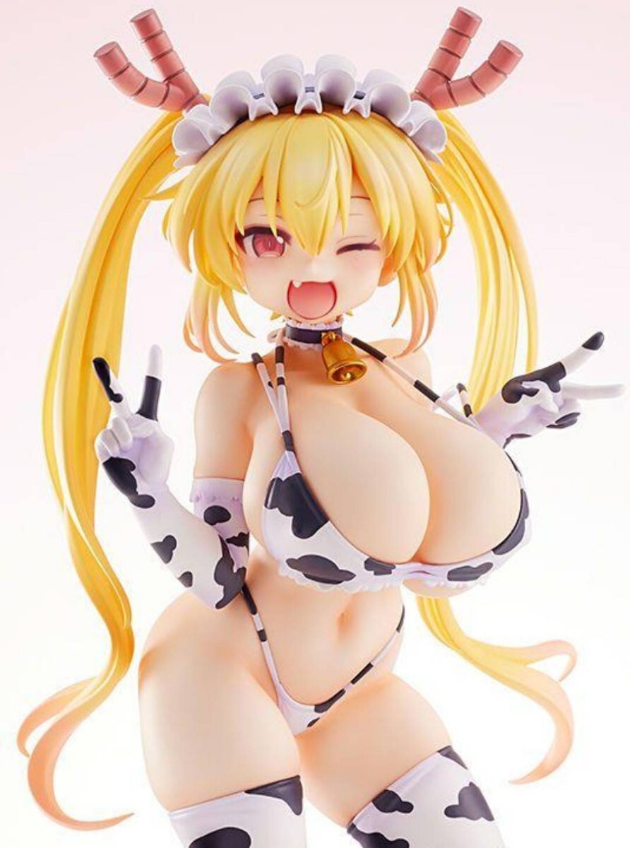 トール 牛柄ビキニ フィギュア小林さんちのメイドラゴン トール牛柄ビキニ AMAKUNI トールフィギュア 牛柄 水着 ホビージャパン 新品拍卖