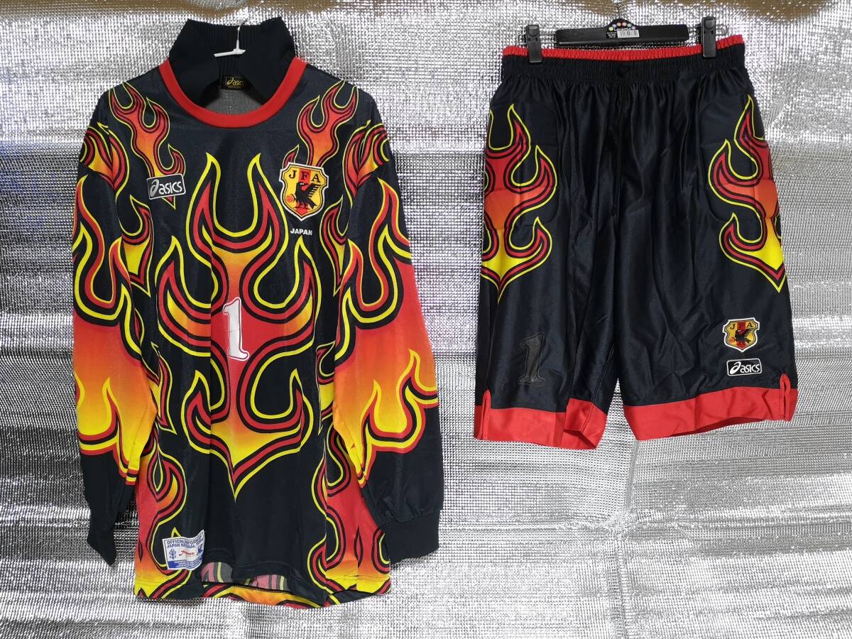 日本代表 キーパー ユニフォーム 炎 アシックス asics O 300拍卖