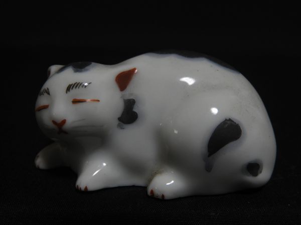 猫の置物 ねこ 猫 時代 置物 飾 【送料無料】拍卖
