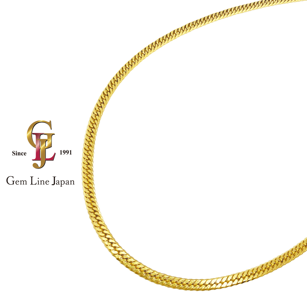 K18 6面ダブル 喜平 ネックレス 50.50g 60cm拍卖