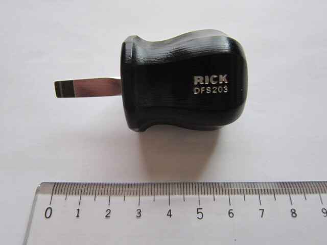 スタッビー マイナス ドライバー RICKTOOLS DFS203 リックツール 六工社 ペンタグリップ 拍卖