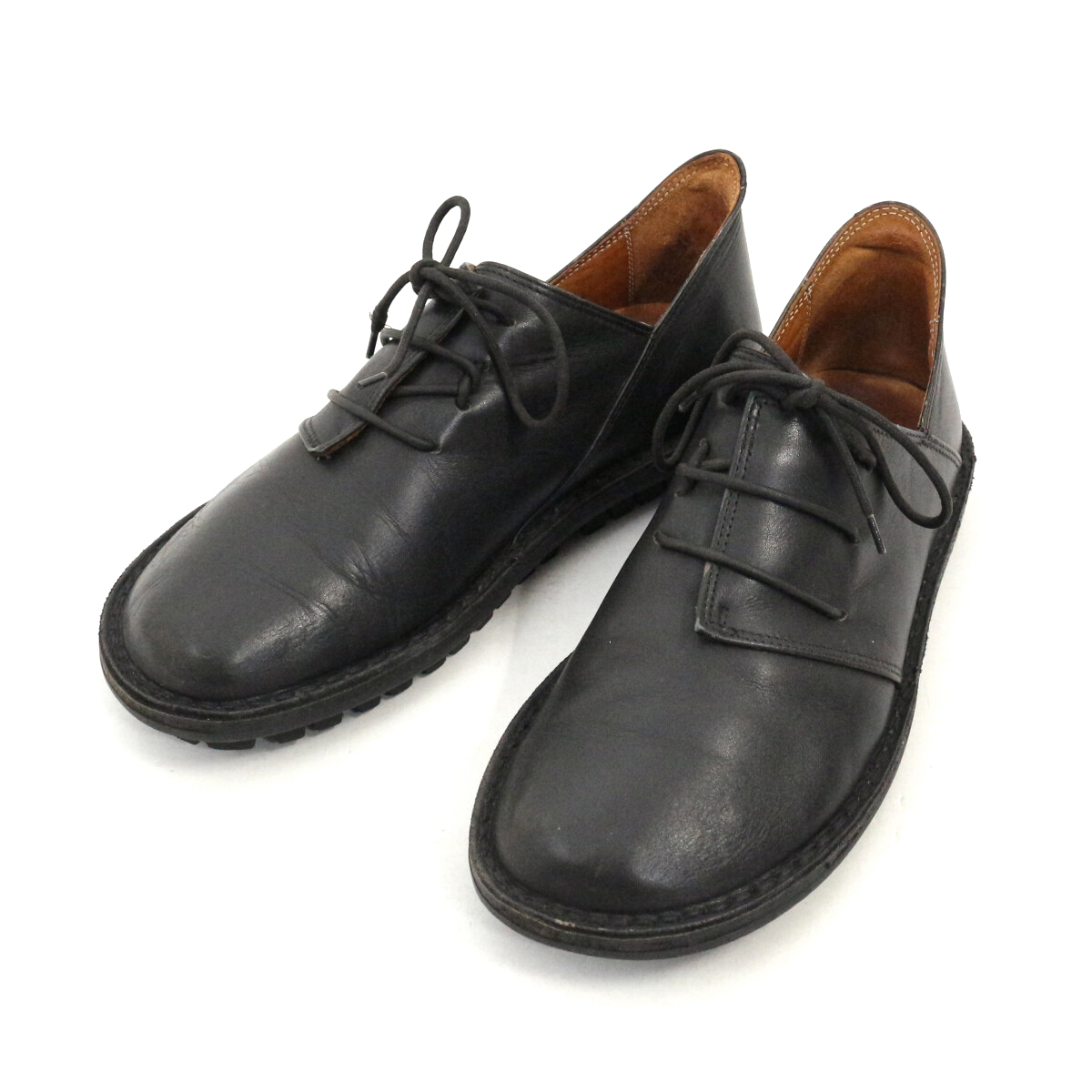 trippen HAFERL ハーフェル アシンメトリーデザインレザーシューズ 40 トリッペン拍卖