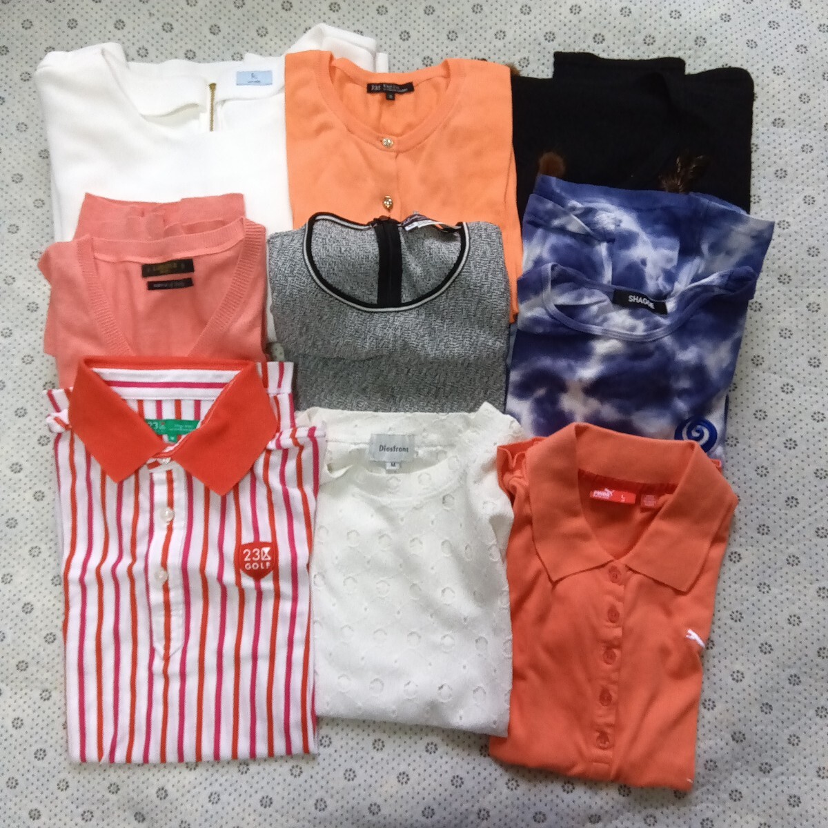 人気ブランド レディース トップス 春夏秋冬 まとめ売り&セット!23区/フェラガモ/Puma/レリアン★長袖/半袖 S~Lサイズ 拍卖