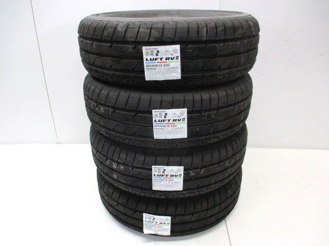 〇未使用 即納 2025年製 ブリヂストン LUFT RVⅡ 205/60R16 92H 16インチ タイヤ 4本 ノア ヴォクシー ステップワゴン ミニバン (B046541)拍卖