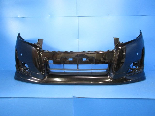 【即決有】 エルグランド ハイウェイスター E52 前期 純正 フロント バンパー スポイラー セット ブラックパール 62022 1JB0H (B046558)拍卖