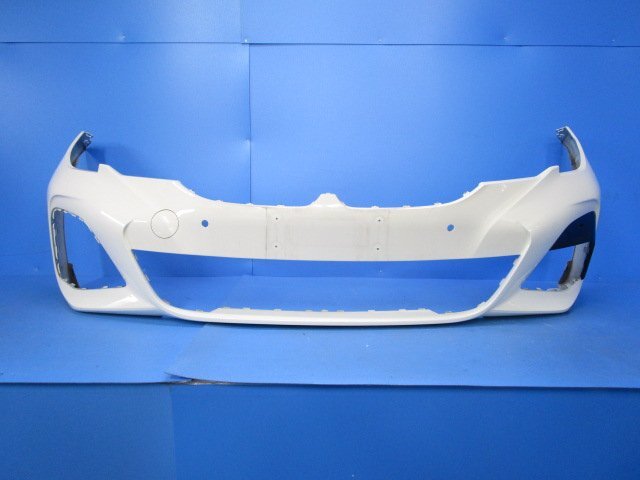★ BMW 3シリーズ Mスポーツ G20 G21 純正 フロント バンパー ソリッドホワイト 51118069346 (B046900)拍卖