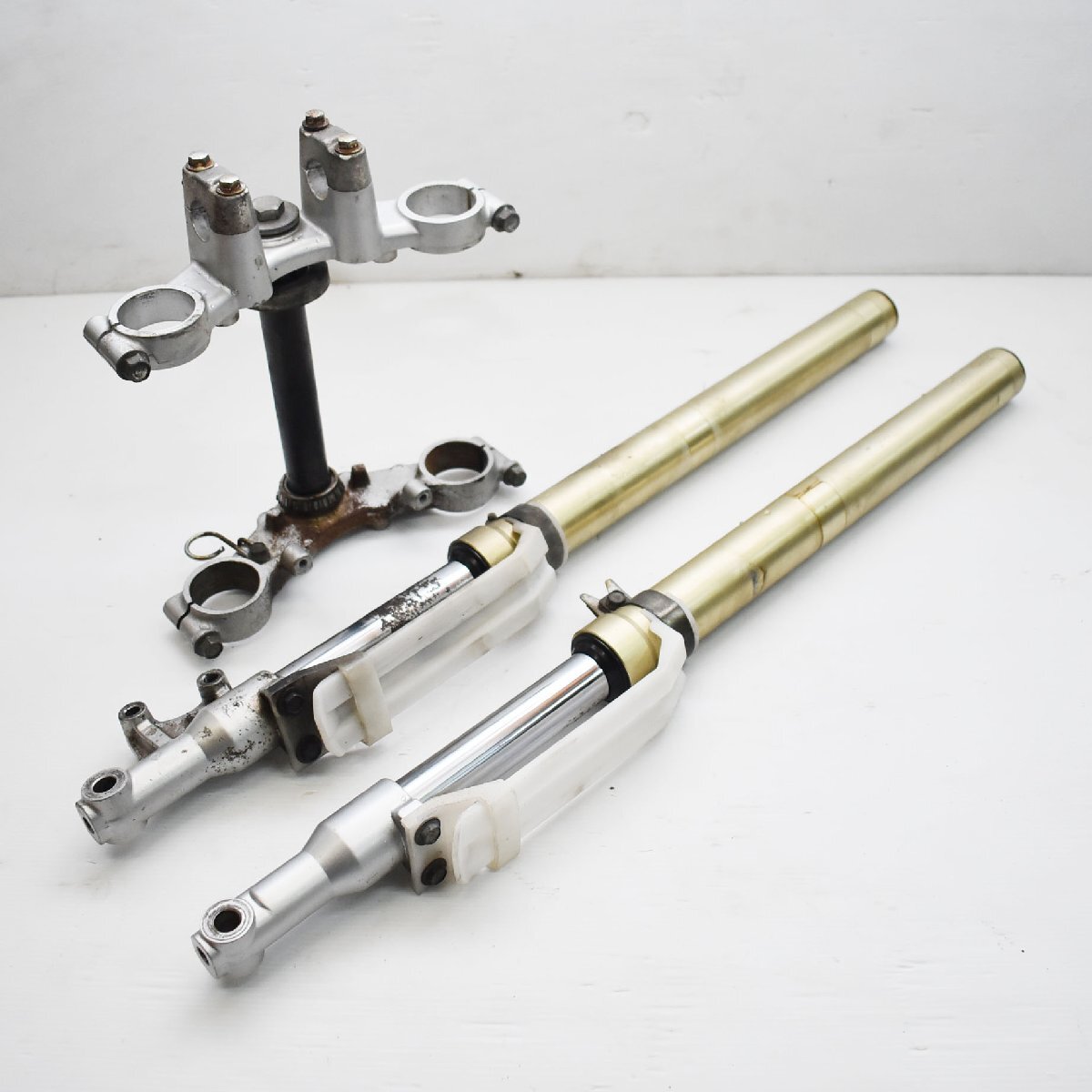 KSR80 MX080B フロントフォーク トップブリッジ ステアリングステム セット MX080B-0226** カワサキ 【G】1018拍卖