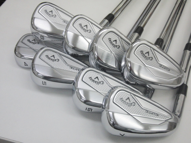 コース未使用品!レフティモデル!Callaway Elyte Iron 4I-PW、AW (8本セット) Dynamic Gold Mid 115 Steel S300拍卖