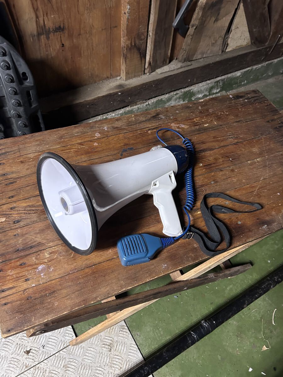 拡声器 オーム電気 動作品 サイレン機能付き拍卖