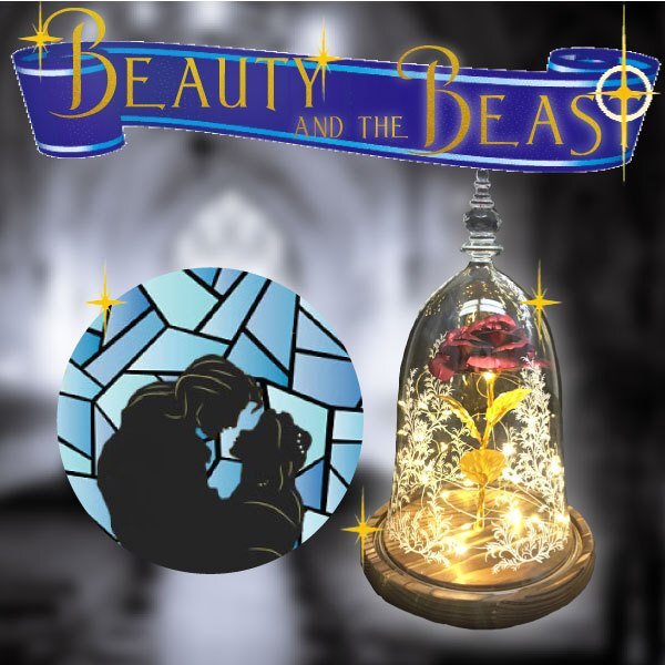 送料無料 美女と野獣 魔法の薔薇のライト ルームランプ 魔法のバラ Disney Beast and the Beauty ローズドーム ベル マジカルローズ拍卖
