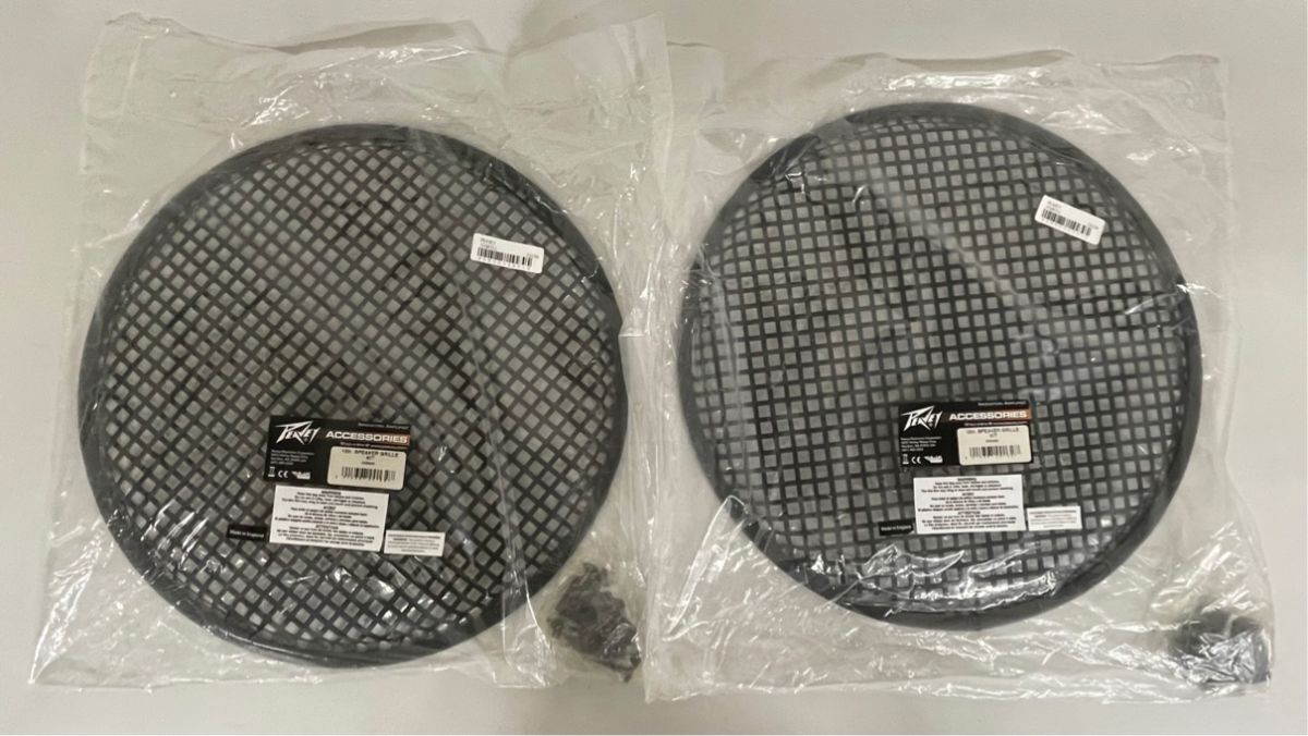 e9442 未開封 15In SPEAKER GRILLE KIT スピーカーカバー 保護グリル ネット 2枚セット拍卖