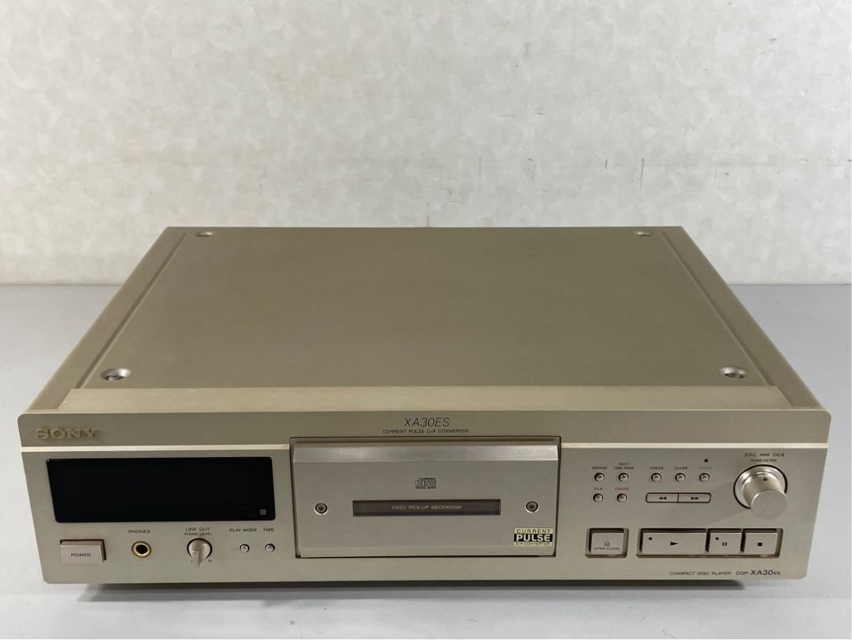 e9464 動作/外観良好 SONY ソニー CDP-XA30ES CDPXA30ES CDプレーヤー ディスクスタビライザー付拍卖