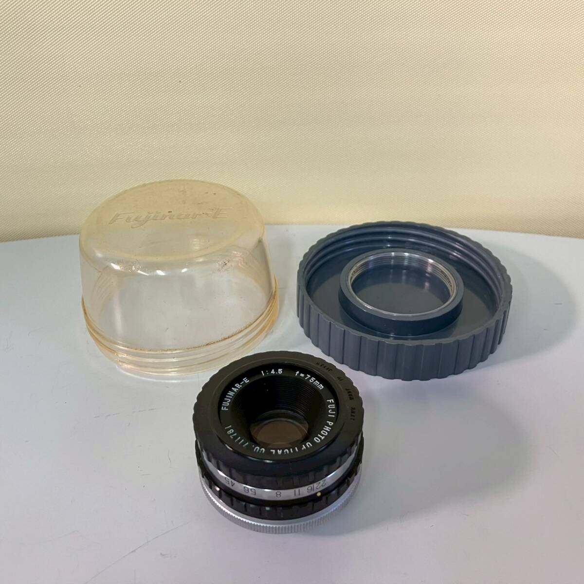 【あ201】 FUJI PHOTO OPTICAL GO. 711781 FUJINAR-E 4.5f75mm カメラ レンズ ジャンク 現状品 フィルムカメラ拍卖
