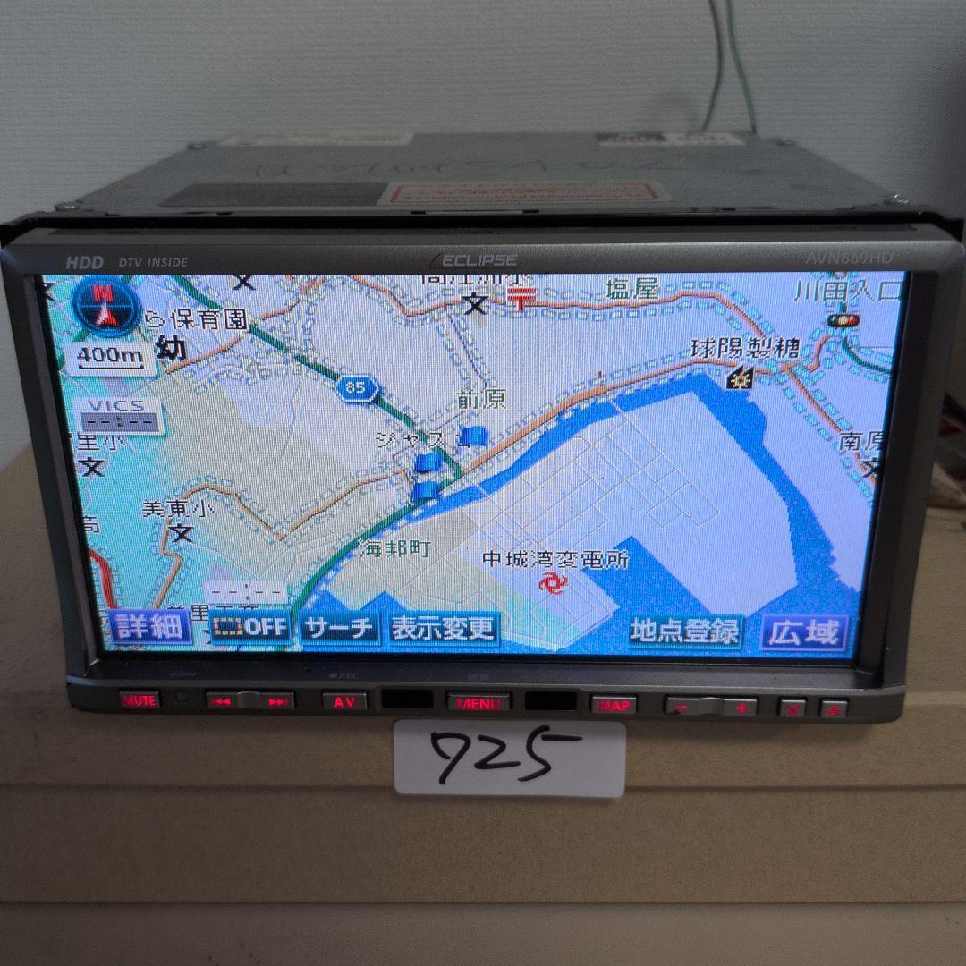 725 動作良好 確認済 傷あり イクリプス AVN669HD拍卖