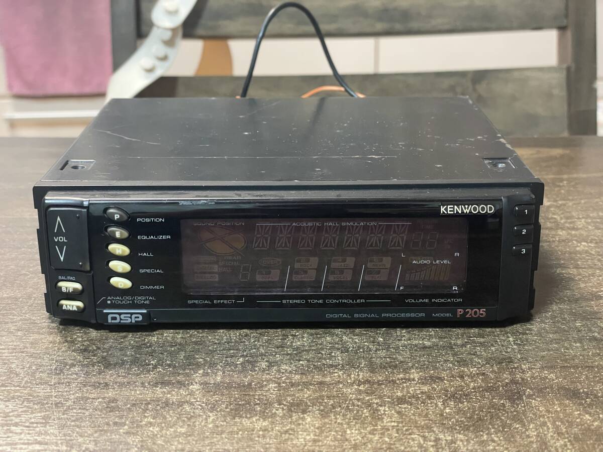 当時物□ケンウッド製1DIN DSPユニット P205 ジャンク扱い X205やKRCシリーズに拍卖
