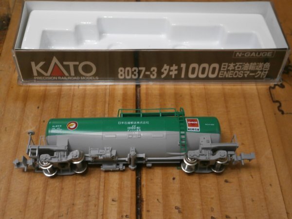 (貨物編47ケ) 8037-3 タキ1000-61 日本石油 ENEOS 1両 プチジャンク ケース有  KATO 〔カトー〕拍卖
