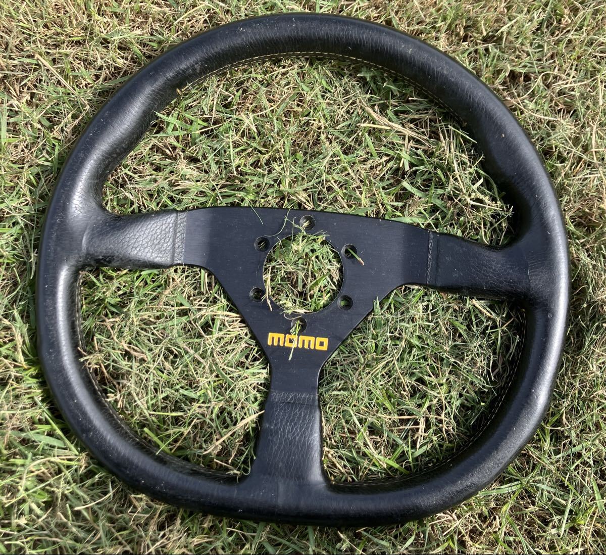 愛知 D型 1992 インテグラ DC2 ステアリング ホンダ ハンドル レザー モモ MADE IN ITALY イタリア シビック 当時物 モモ拍卖