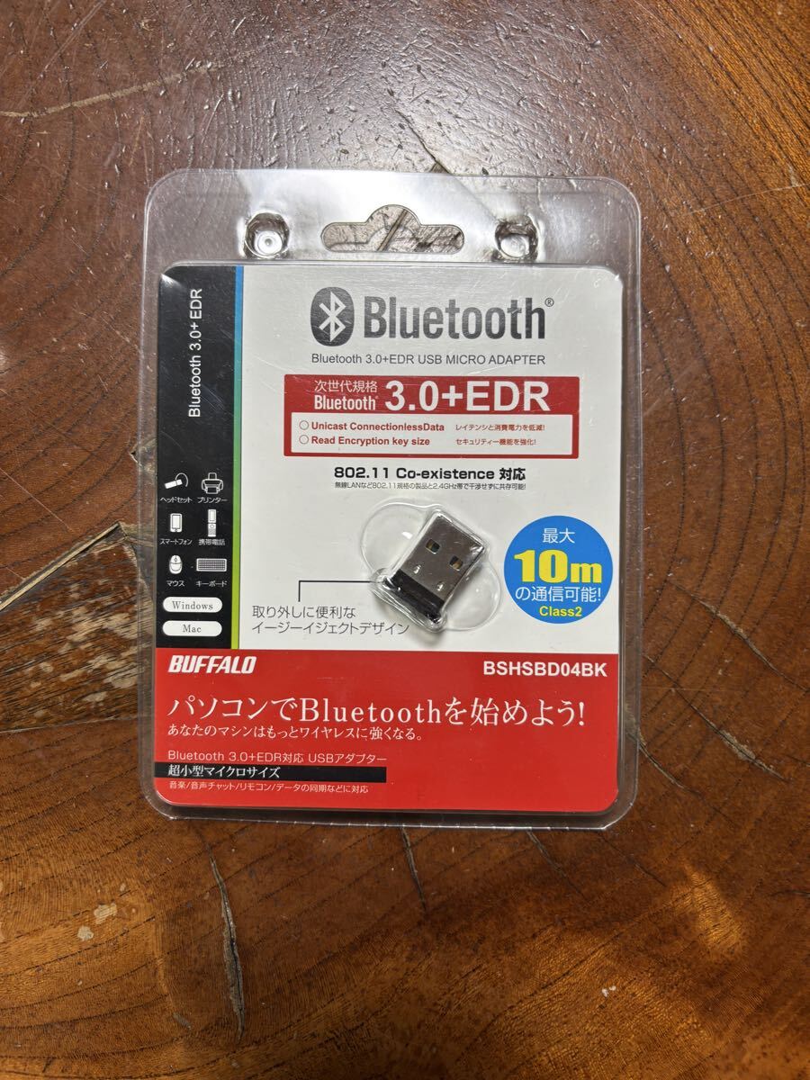 ◎新品 バッファロー Bluetooth 3.0 EDR マイクロアダプター  BUFFALO USBアダプター BSHSBD04拍卖