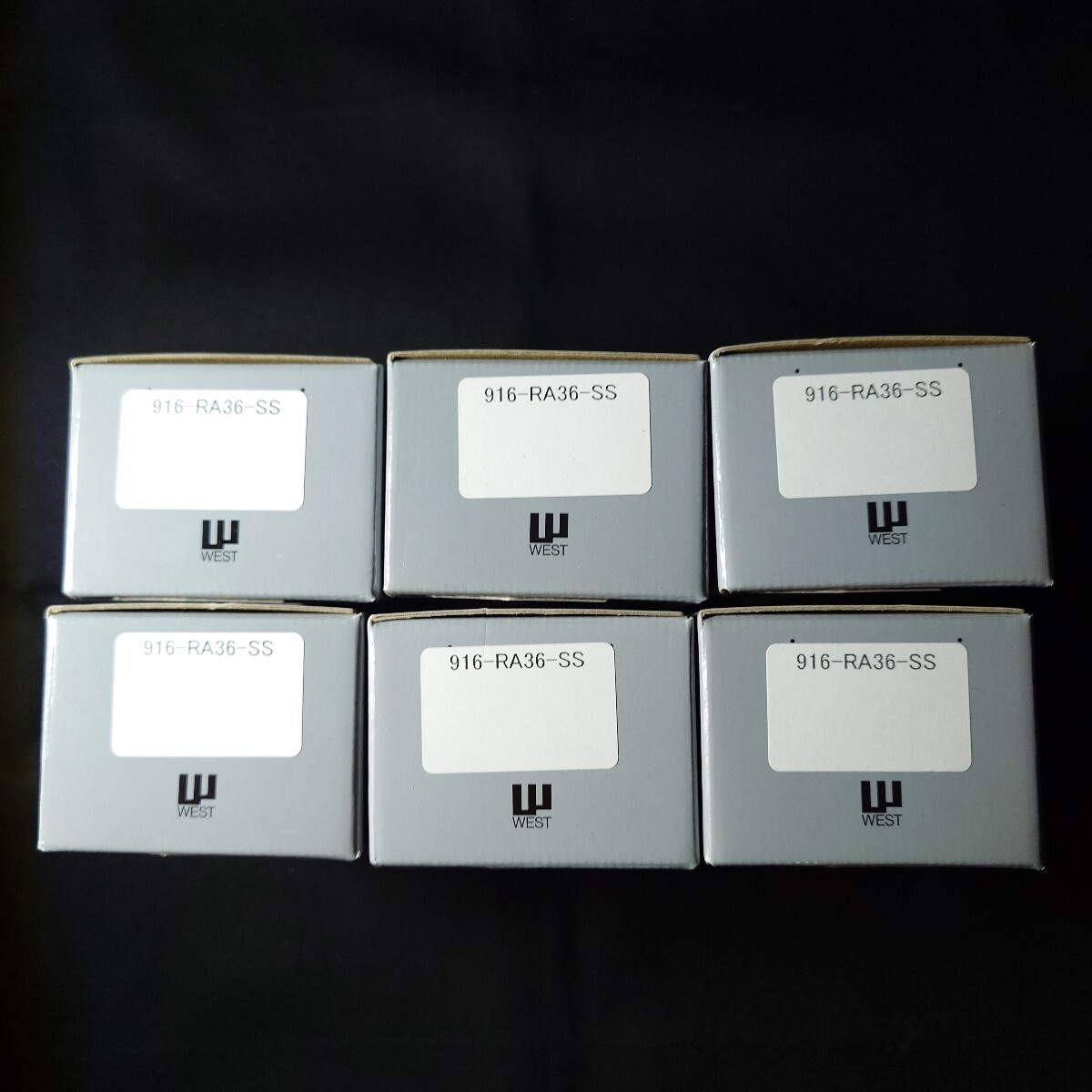 ウエスト 916-RA36-SS 6個セット 85RA.RA交換用シリンダー WEST 鍵 カギ ディンプルキー拍卖