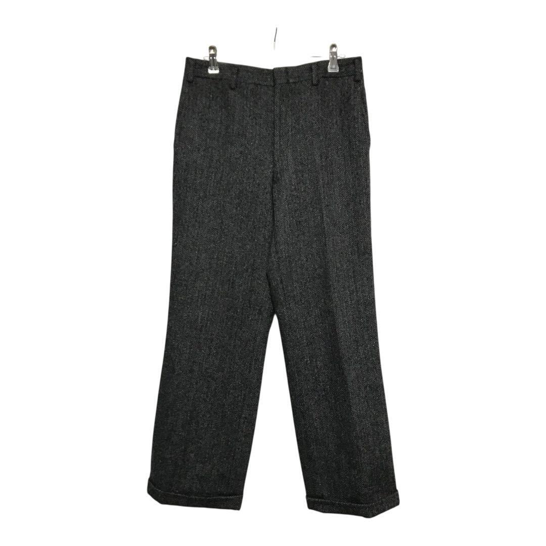 90s バーバリーズ ビンテージウールスラックス ツイード柄 三陽商会タグ拍卖