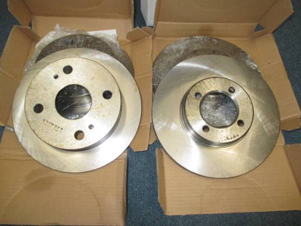 AE86 新品ブレーキローター1台分 ハチロク 純正形状 N1 N2 ドリフト グリップ レビン トレノ ブレーキリフレッシュに拍卖