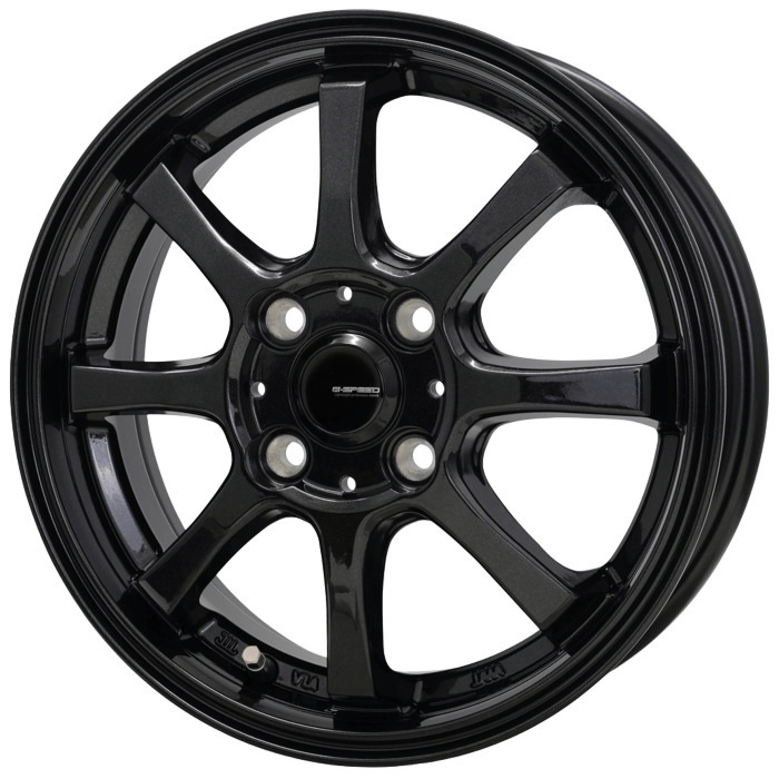 BRIDGESTONE SNEAKER SNK2 145/70R12 69S G.Speed G-08 メタリックブラック 12インチ 4B+43 4H-100 4本セット拍卖