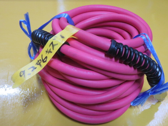 MAX 高圧エアホースφ6mm×9.2m 1か所傷ありプレミアムやわすべりほーすS2 HH6シリーズ やわすべりホース HH-6 スーパーエアホース 送410拍卖