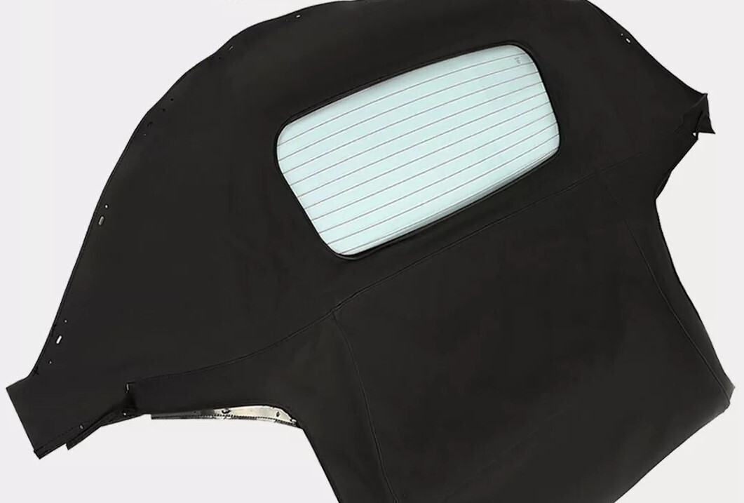 訳あり 新品 NA NB ロードスター用新品幌、黒、ビニール生地、熱線付きガラス拍卖