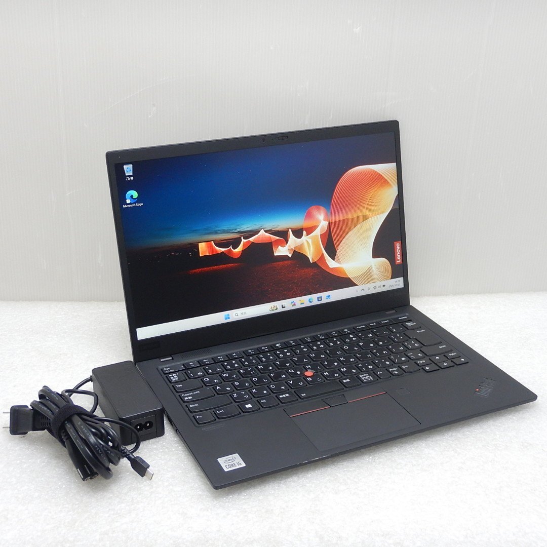 【1円開始】LTE有 Lenovo ThinkPad X1 Carbon Gen 8 第10世代 i5 10210U 8GB SSD256GB 14インチ Win11 Pro 20UAS14300 ノートパソコン 中古拍卖