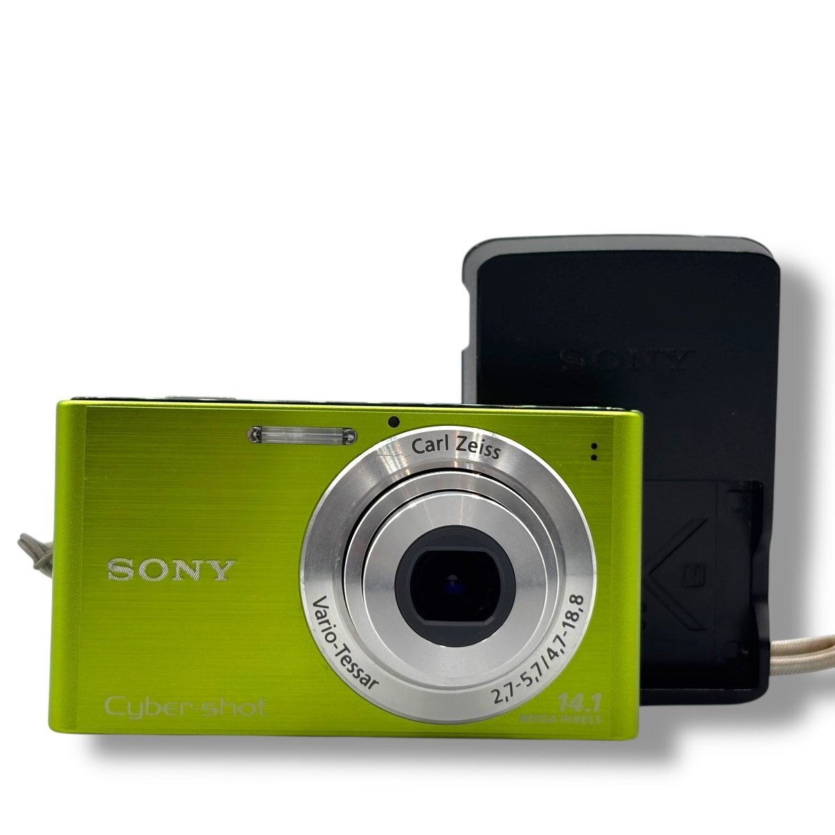 【え沖】Sony Cyber-shot ソニー サイバーショット DSC-W320 グリーン コンパクトデジタルカメラ 簡易動作OK MH039MGG55拍卖