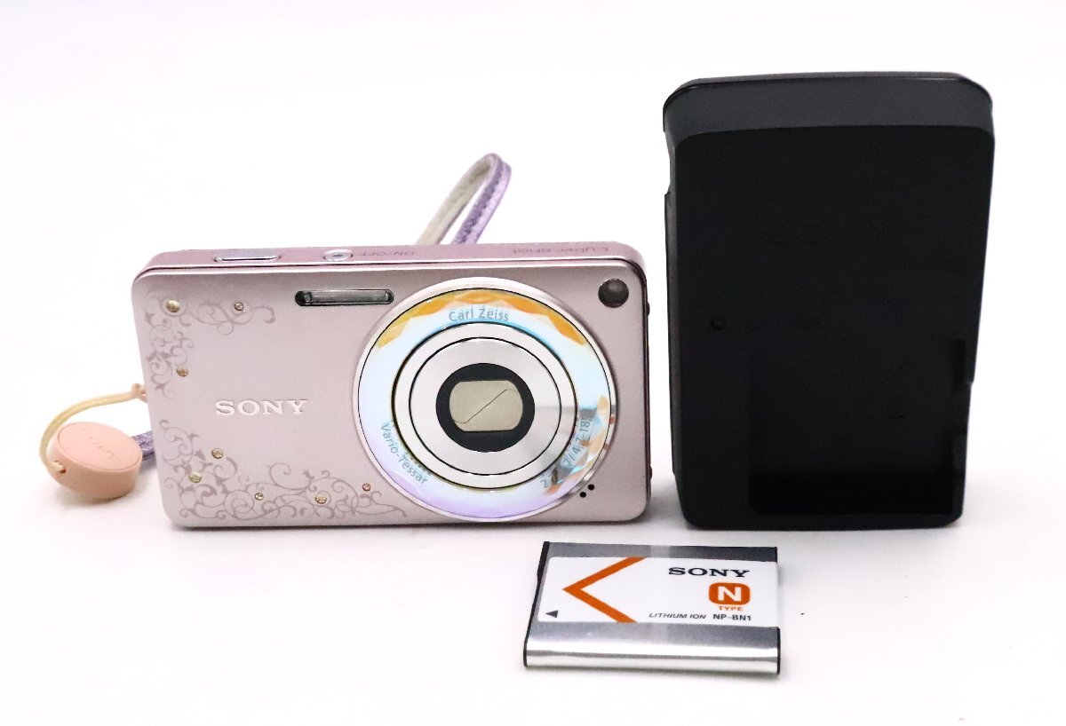 【ト長】SONY ソニー Cyber-shot サイバーショット DSC-W350D コンパクトデジタルカメラ ピンクカラー デジカメ 通電確認済み IC363IOS14拍卖