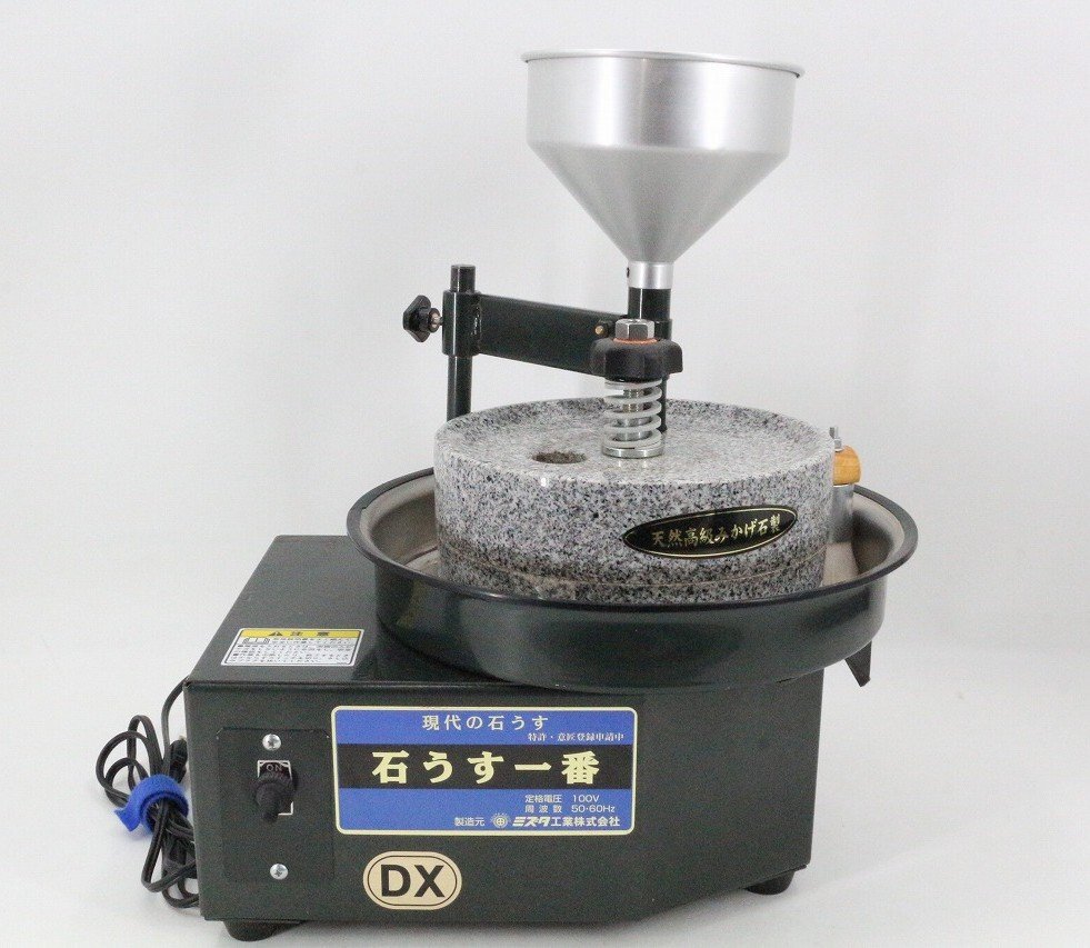 【ト長】 水田工業 ミズタ工業 現代の石臼 石臼一番DX ISHI-1 天然高級みかげ石製 挽臼 碾臼 臼径 22cm 穀物 蕎麦 茶臼 古民具 IR749IOC17拍卖