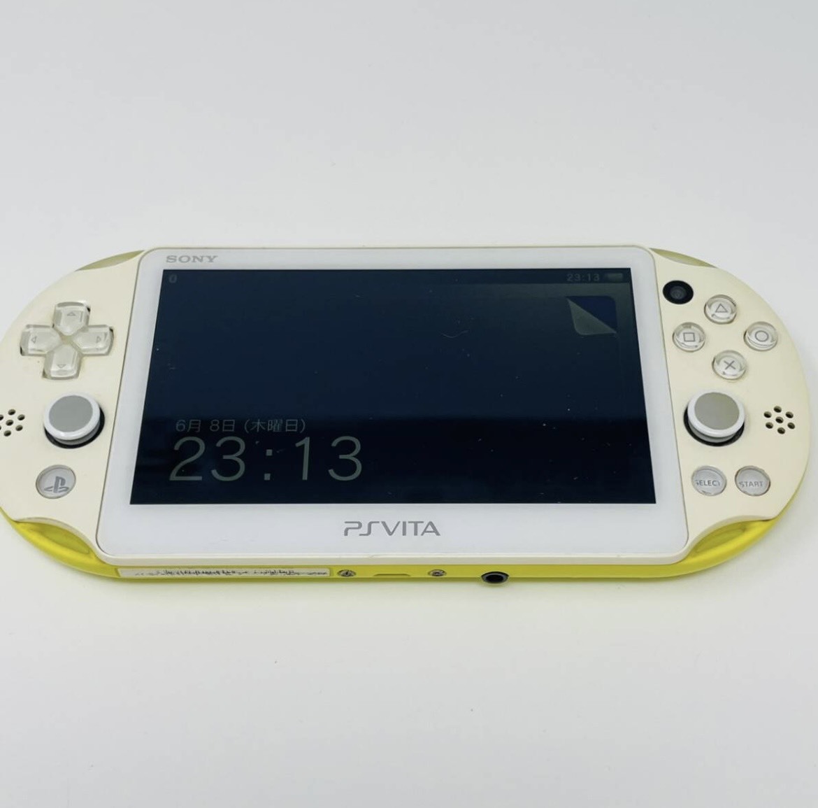 【現状品】 PSVITA 本体 PCH-2000 ライムグリーン ホワイト SONY / ゲーム Playstation VITA ポータブル メモリーカード 8GB 付 ジャンク拍卖