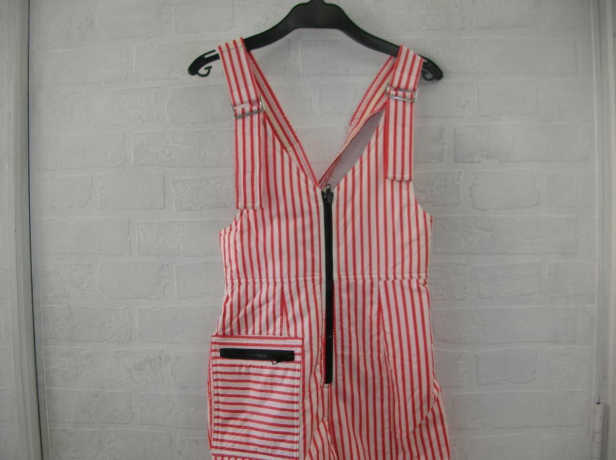 KSM【スキーウエア・パンツ】★レディス9号(適応身長:150cm前後)★ホワイト×レッド拍卖